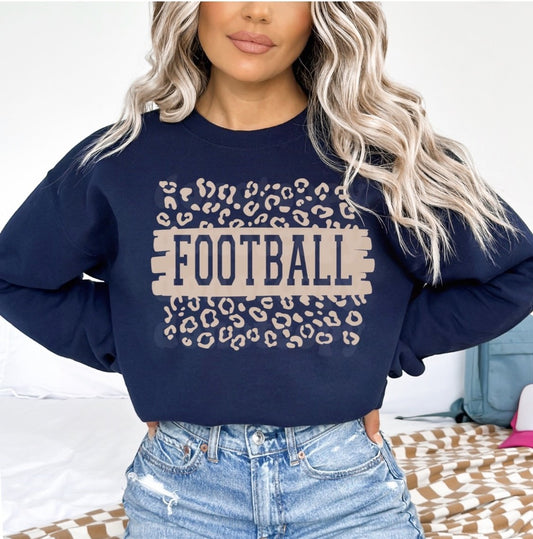 Cheetah Print Football Shirt