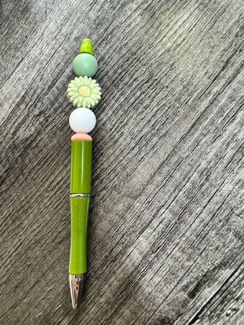 Green Daisy Pen