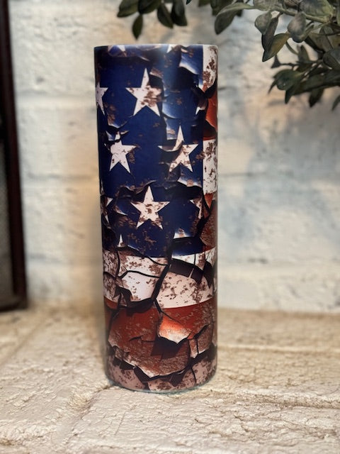 20 oz American Flag Tumbler