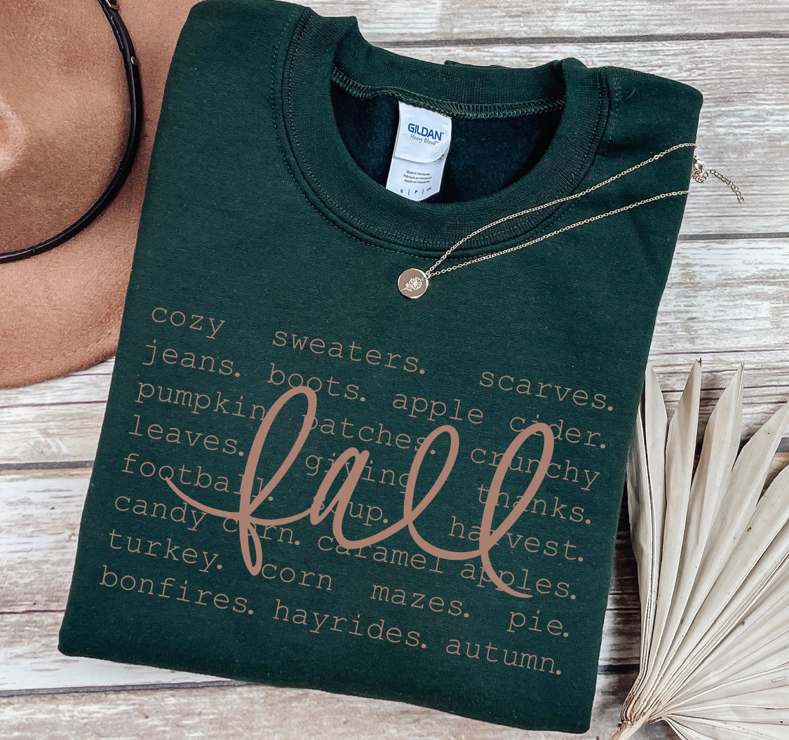 Fall Words Print