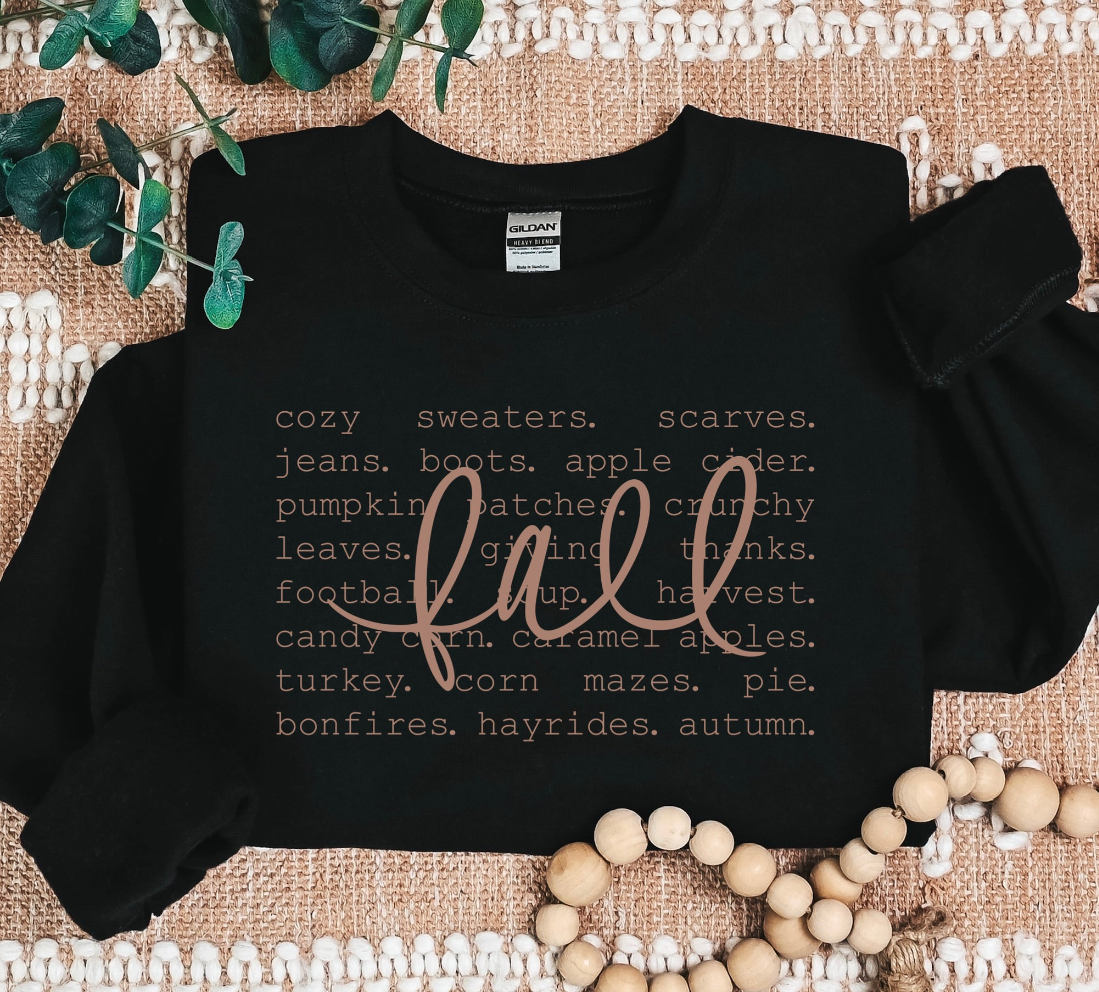 Fall Words Print