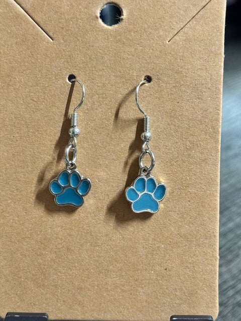 Paw Earrings - Multiple Colors