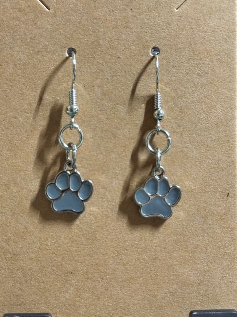 Paw Earrings - Multiple Colors