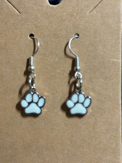 Paw Earrings - Multiple Colors