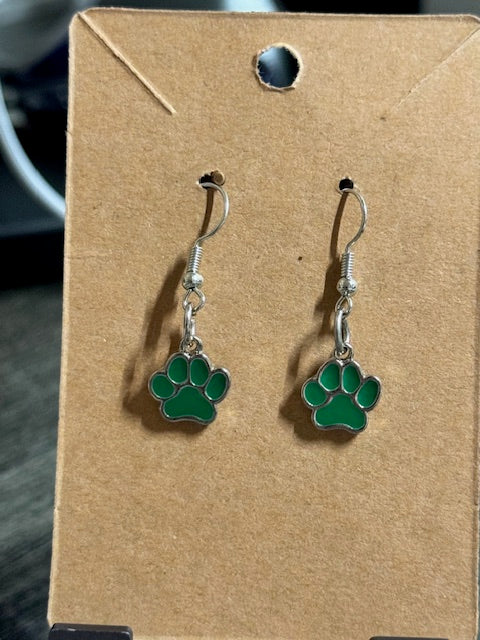 Paw Earrings - Multiple Colors