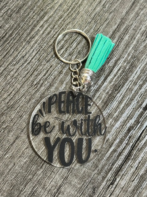 Peace Be With Your Keychain