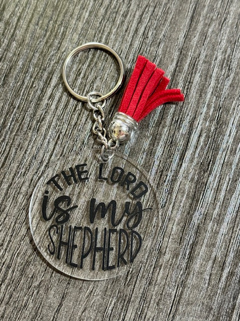 The Lord is my Shepherd Keychain