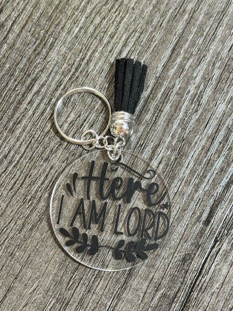 Here I am Lord keychain