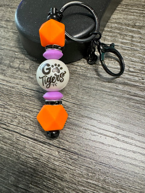 Clemson Tiger Bar Key Chain