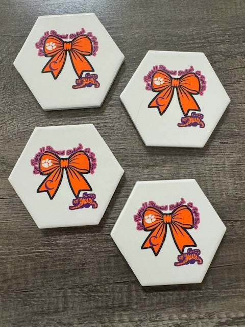 Clemson Coaster Set