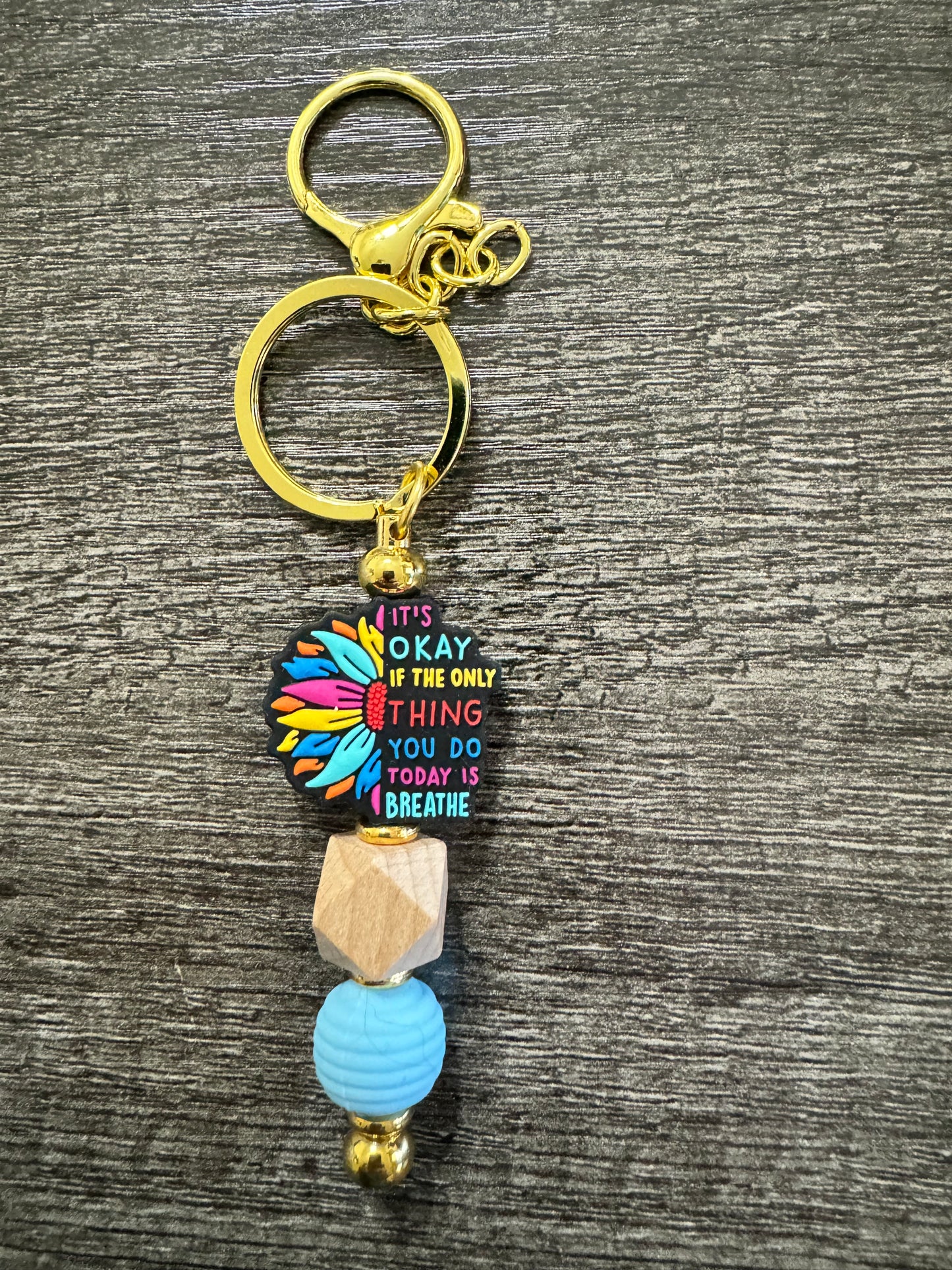 Just Breath Bar Keychain