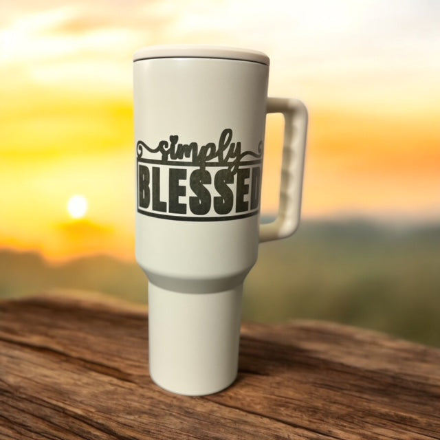 Simply Blessed 40 oz Cup