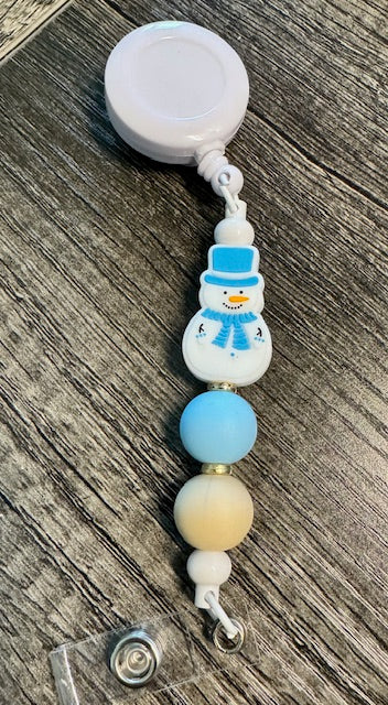 Snowman Badge Reel