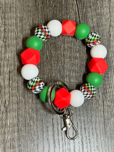 Christmas Wristlet Key Chain