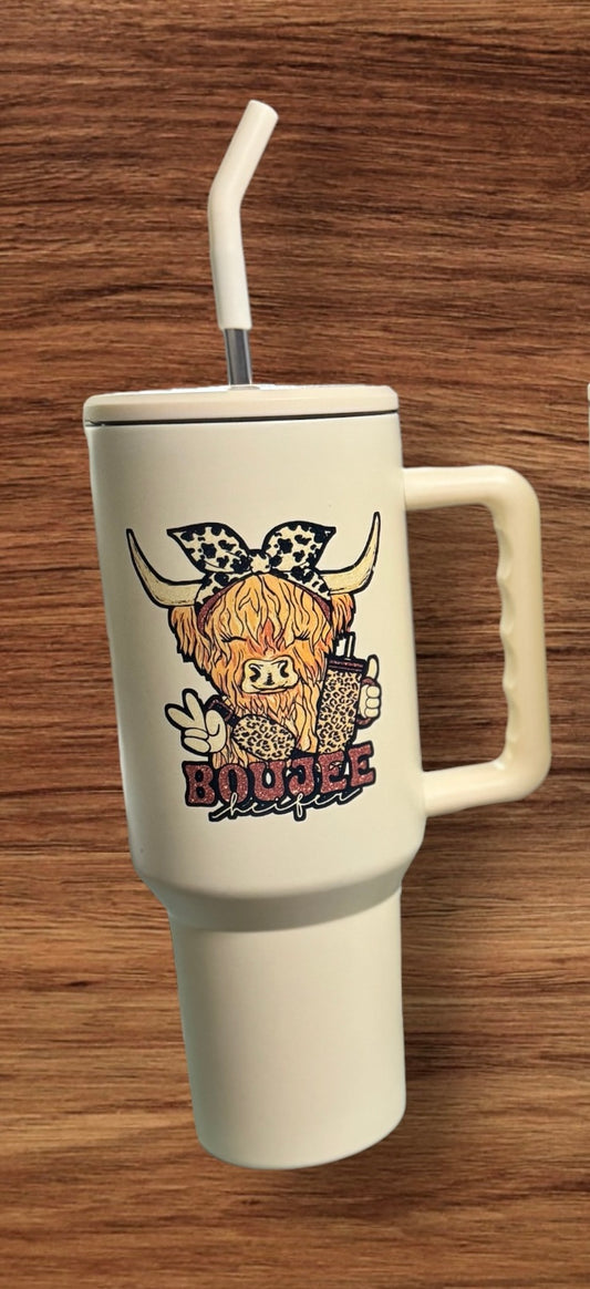 40 oz Hyland Cow Insulated Cup