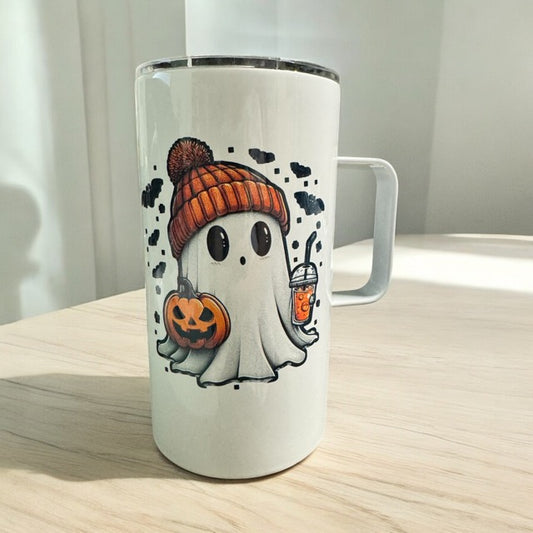 20 Oz Cute Ghost Insulated Mug