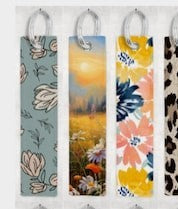 You Pick Wristlet/Chapstick Holder Keychain Design